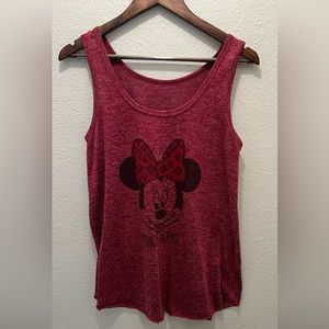 Large Red Disney Minnie Tank Top